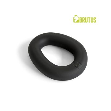 Mucho Macho Silicone Ergo Cockring Zwart - Brutus