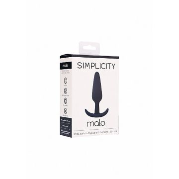 Klassieke Buttplug MALO - Zwart