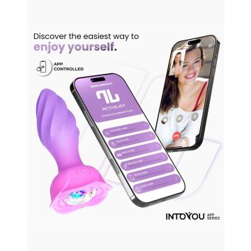 Moxy Buttplug 360º Rotatie - Lila