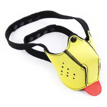 Kiotos Neoprene Puppy Dog Mond Masker - Geel