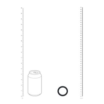 Brede Siliconen Cockring M - 3.5 cm