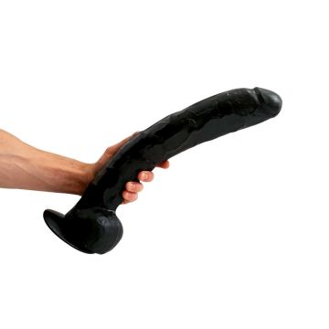 HUNG'R BRUTUS Dildo Black 17.5 inch / 44.5 cm / Ø 7.3 cm