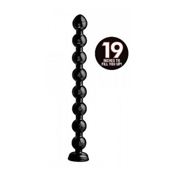 Beaded Thick Anal Snake Anaaldildo - 19 inch