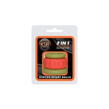 Kiotos 2 in 1 Cockring en Ballstretcher Set