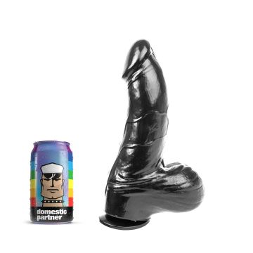 Domestic Partner Dildo Grenadier Zwart Large - 26 cm