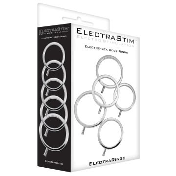 ElectraStim - ElectraRings Solid Metal Cock Ring Set*