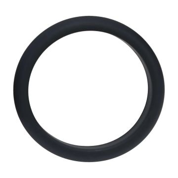 Wide O Silicone Cockring XXL - Zwart 55mm