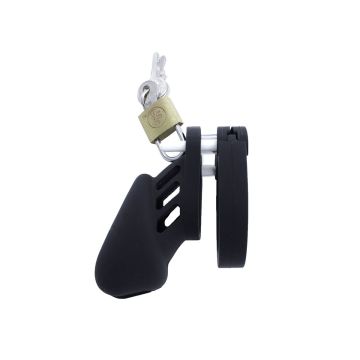 Kiotos Silicone Adjustable Kuisheidskooi - Zwart