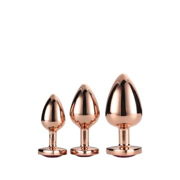 Buttplug Set Gleaming - Rose *