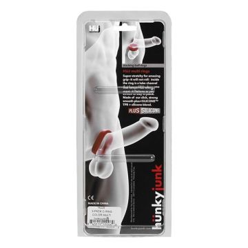 Hunkyjunk Cockring 3-Pack - Zwart / Grijs / Transparant