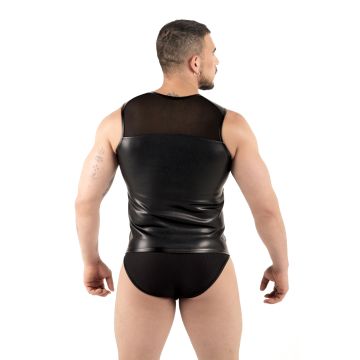ROK Biker Mesh Vest - Zwart/Wit