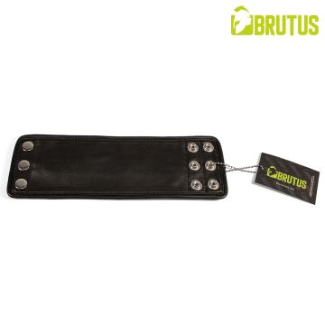  BRUTUS Leren Polsportemonnee met Rits - Zwart