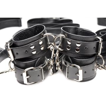 Leren Bed Restraint Set