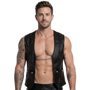 Gilet met Zilverkleurige Studs Svenjoyment