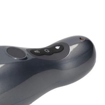 Virtuo Vibrerende Masturbator Pomp met Telefoonhouder - Gun Metal