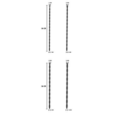 Penis Dilator Set Large 4 stuks