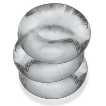 Oxballs Fat Willy 3-pack Cockringen - Transparant