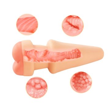 Kiotos Masturbator Buttplug Ass 2-in-1 - 20 cm