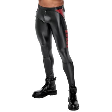 NEK Nauwsluitende Matte Broek - Zwart/Rood