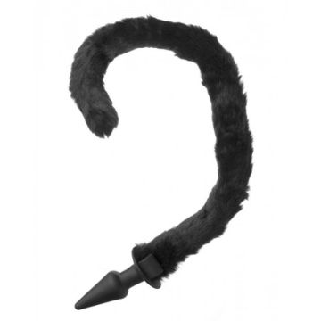 Siliconen Buttplug met Kattenstaart