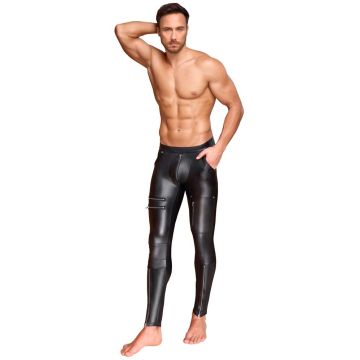 NEK Broek Met Zilverkleurige Rits- en Studdetails