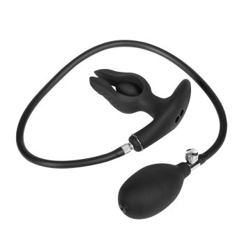 Rimba Electro Play - E-Stim Opblaasbare Buttplug - Bi-Polar