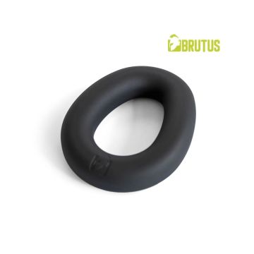 Mucho Macho Silicone Ergo Cockring Zwart - Brutus