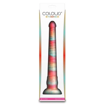 Stacked Dildo 30.6 cm - Rood/Goud