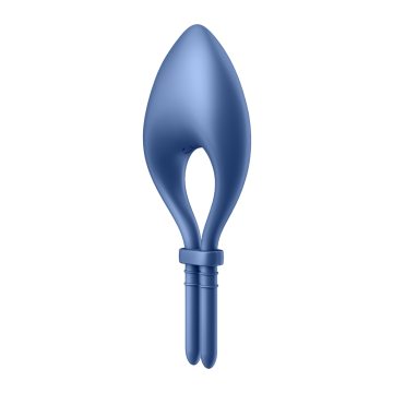 Satisfyer Vibrerende Cockring Bullseye - Blauw