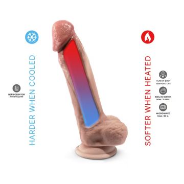 SilexD Realistische Dildo Model 1 Lichte Huidskleur - 23 cm