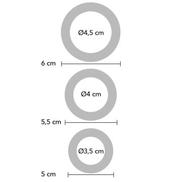 Playhouse Cockring Set 3 Stuks - Grijs