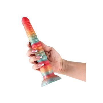 Stacked Dildo 23 cm - Rood/Goud