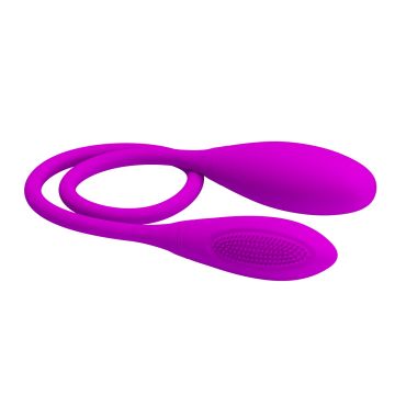 Dubbele Vibrator met stimulerende noppen Snake Vibe