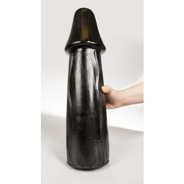 Dark Crystal Zwarte XXL Dildo Gijs - 50 cm
