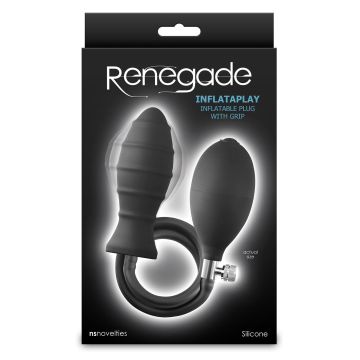Opblaasbare Buttplug Inflataplay - Zwart