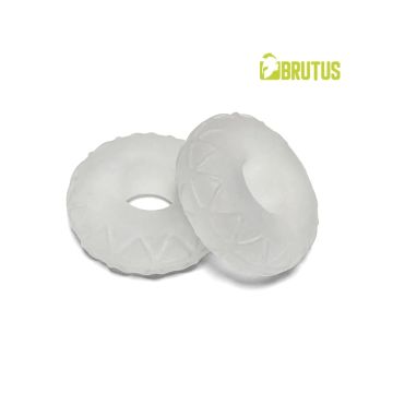 Ice Silasoft Silicone Fat Donut Cockring Brutus - Transparant