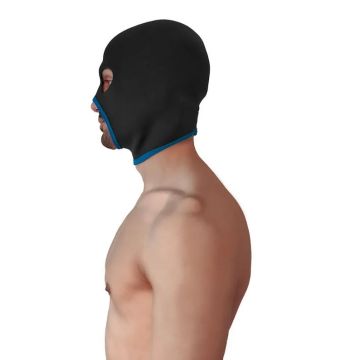 BRUTUS Neopreen Face Fucker Masker - Zwart/Blauw