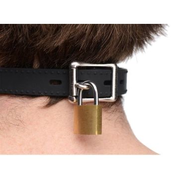 Dog Bone Gag Black - Siliconen
