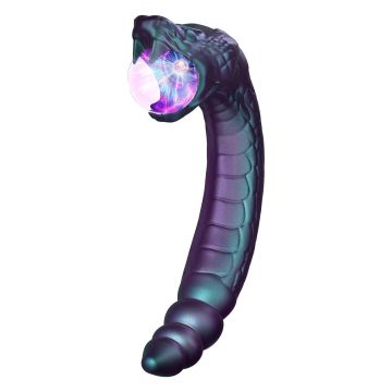 Temptasia Glowing Plasma Globe Vibrator - Rattle Snake