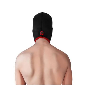 BRUTUS Blind Neopreen Face Fucker Masker - Zwart/Rood