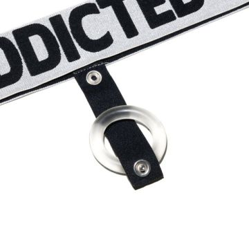 Addicted Removable Cockring Band - Zilver