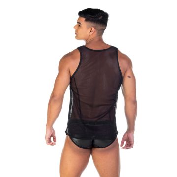 GIGO Fetish Tank Top - Zwart
