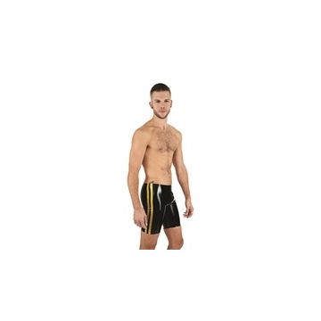 Mister B Rubber Fucker Shorts Black Yellow