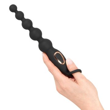 Anos Vibrerende Anal Beads - Zwart
