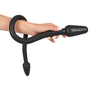 Dubbele Buttplug - Zwart