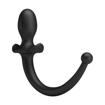 Mr. Play Buttplug met Afstandsbediening en Staart Zwart - Super Power