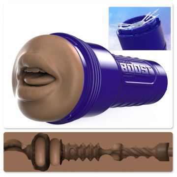 Fleshlight Masturbator Boost Blow Mond - Donkere Huidskleur