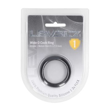 Brede Siliconen Cockring M - 3.5 cm