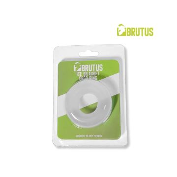 Ice Silasoft Silicone Ergo Cockring Brutus - Transparant