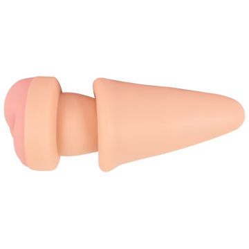 Buttplug en Penisverlenger 2 in 1 - Nature Skin